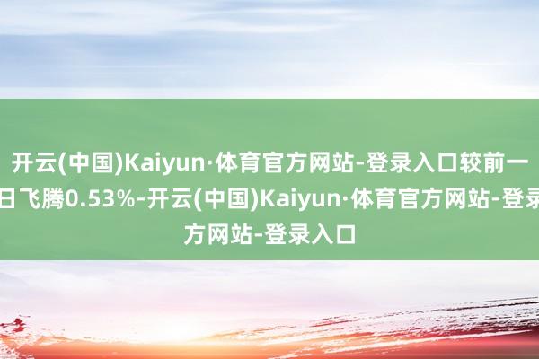 开云(中国)Kaiyun·体育官方网站-登录入口较前一来回日飞腾0.53%-开云(中国)Kaiyun·体育官方网站-登录入口