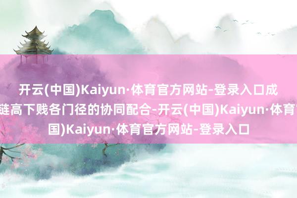 开云(中国)Kaiyun·体育官方网站-登录入口成心于加强公司产业链高下贱各门径的协同配合-开云(中国)Kaiyun·体育官方网站-登录入口