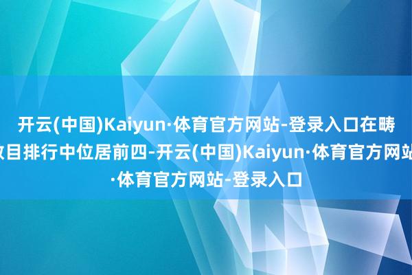 开云(中国)Kaiyun·体育官方网站-登录入口在畴昔的月度数目排行中位居前四-开云(中国)Kaiyun·体育官方网站-登录入口