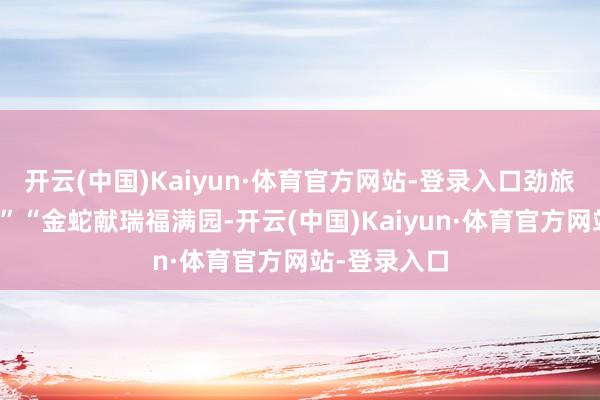 开云(中国)Kaiyun·体育官方网站-登录入口劲旅扬威剑倚天”“金蛇献瑞福满园-开云(中国)Kaiyun·体育官方网站-登录入口