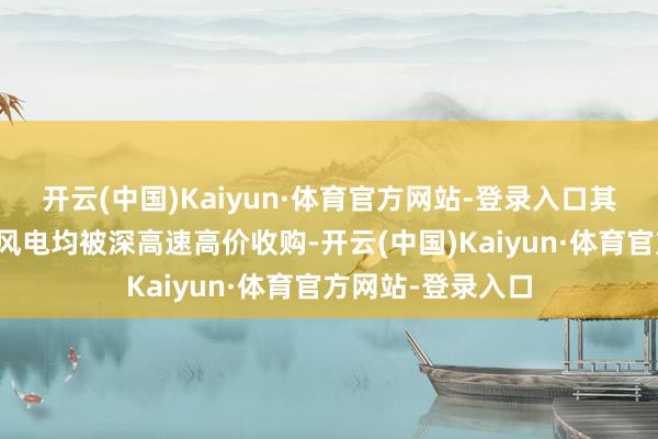 开云(中国)Kaiyun·体育官方网站-登录入口其中安维士、南京风电均被深高速高价收购-开云(中国)Kaiyun·体育官方网站-登录入口
