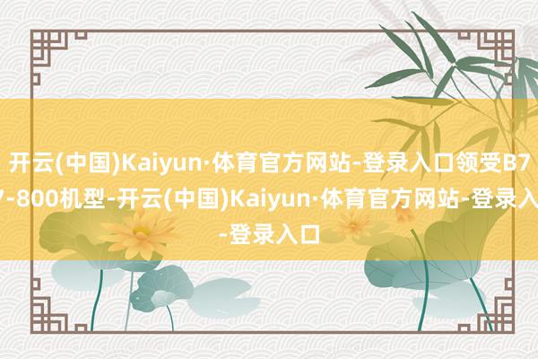 开云(中国)Kaiyun·体育官方网站-登录入口领受B737-800机型-开云(中国)Kaiyun·体育官方网站-登录入口